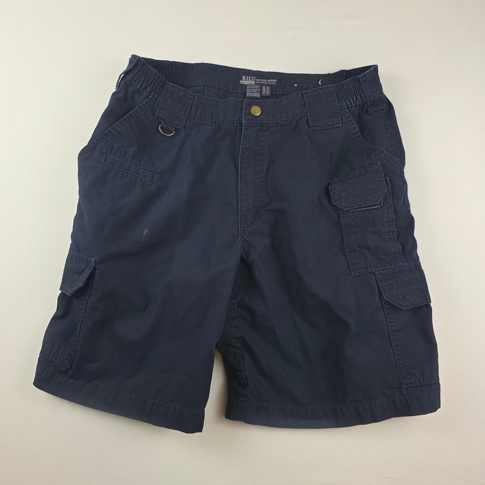 5.11 Tactical Series Men's Navy Blue Cargo Shorts Size 34 Pro Ripstop Shorts